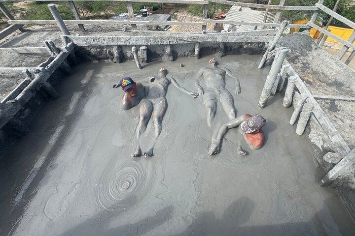 Mud Volcano Before the Crowds with Private Guide & local flavors