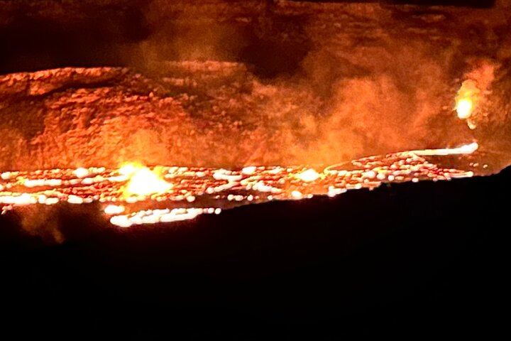 Night View of Halema’uma’u Crater