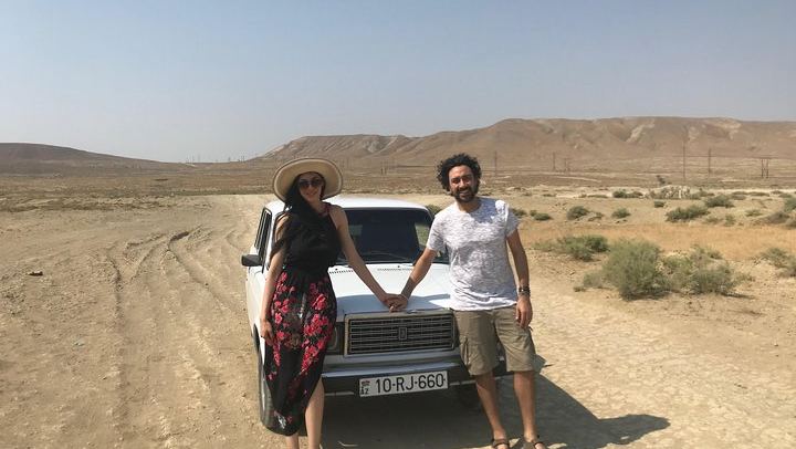 off-road to mud volcanoes