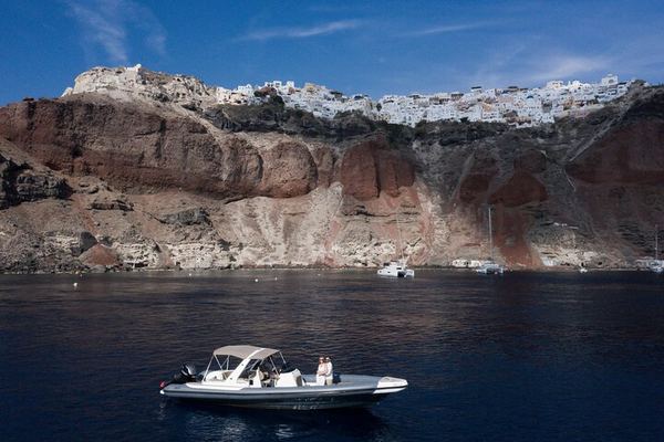 Mouzakia Beach, Reachable Only by Boat, and the Hot Springs