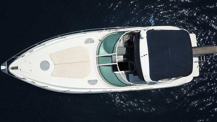 Our vessel from above