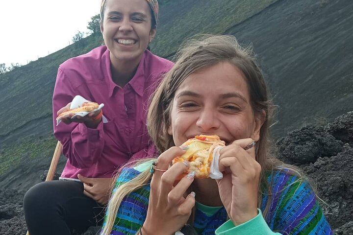 Pacaya Volcano Vistas + Enjoy Pizza Surrounded by The Volcano