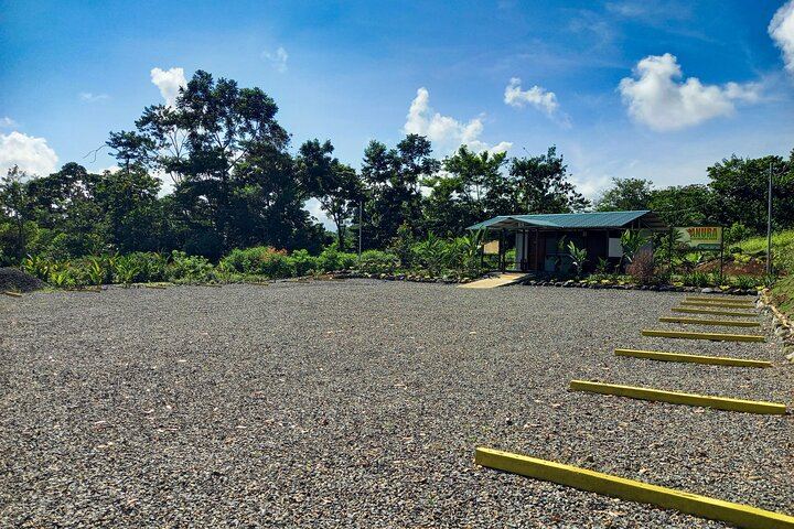 Parking and reception area of ANURA