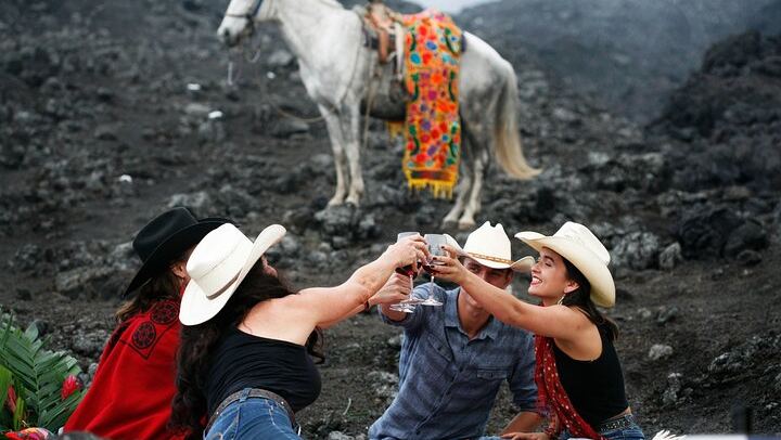 Picnic on Lava Rocks