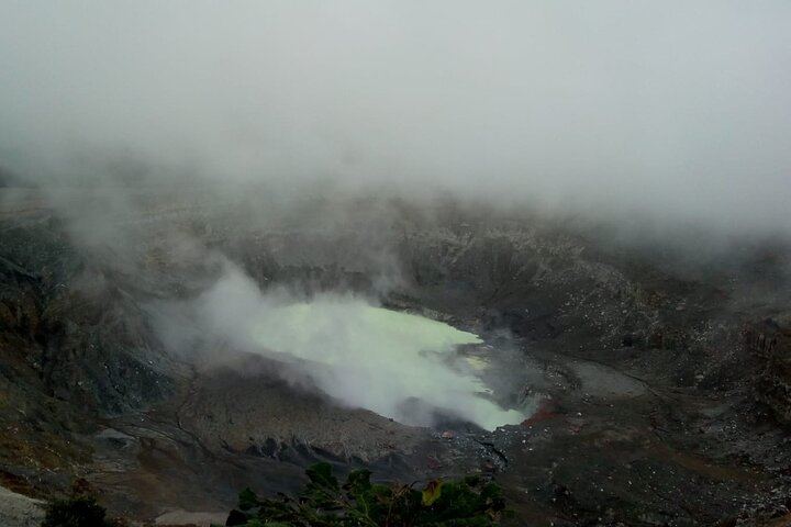 Poas Volcano + Coffee tour + Waterfall tour day from San Jose