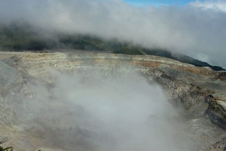 Poas Volcano + Coffee tour + Waterfall tour day from San Jose