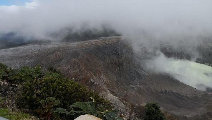 Poas Volcano waterfalls and coffee tour from from San Jose