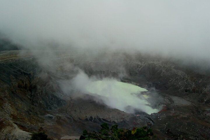 Poas Volcano waterfalls and coffee tour from from San Jose