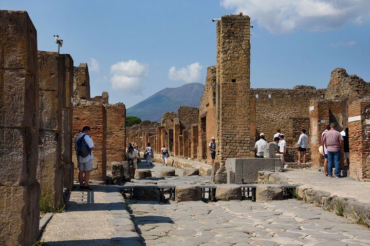 Pompeii and Vesuvius Full Guided Tour from Sorrento with Pizza