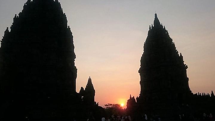 Prambanan Temple Sunset