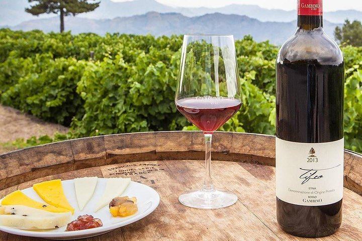 Private 6-Hour Tour of Three Etna Wineries with food&wine tasting