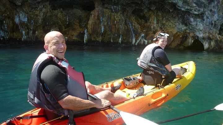 Private Tour explore Vulcano Island by Kayak & Coasteering