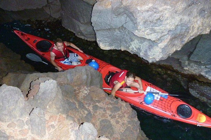 Private Tour explore Vulcano Island by Kayak & Coasteering