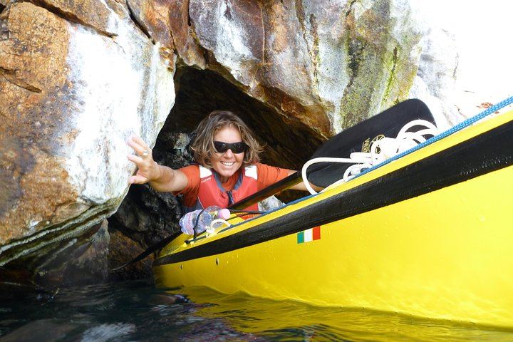 Private Tour explore Vulcano Island by Kayak & Coasteering