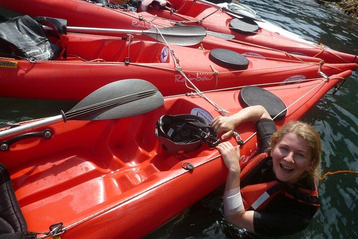 Private Tour explore Vulcano Island by Kayak & Coasteering