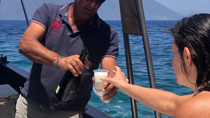 Lipari by Private Boat, with the Pumice Sea and Two Stops on Salina (4/12)