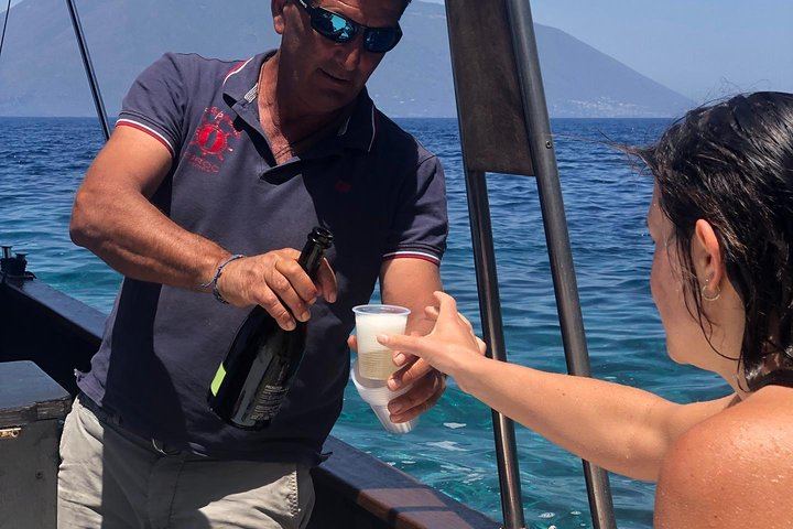 Lipari by Private Boat, with the Pumice Sea and Two Stops on Salina (4/12)