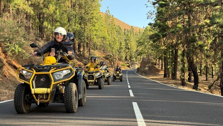 Puerto de la Cruz : Tour in Quad al Teide with Photos & Snack Local