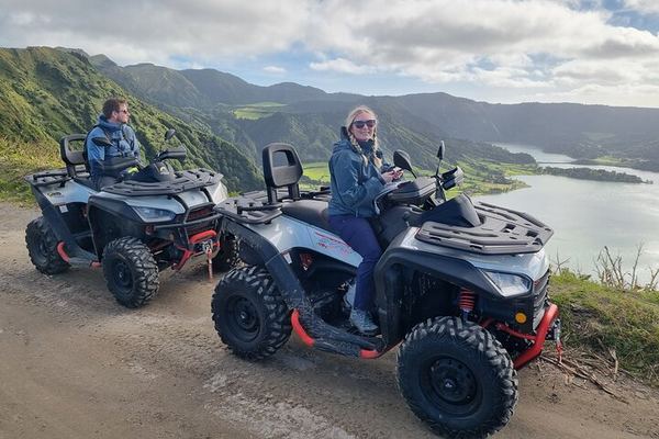 Quads on the Azores Rallye Trails, above Sete Cidades