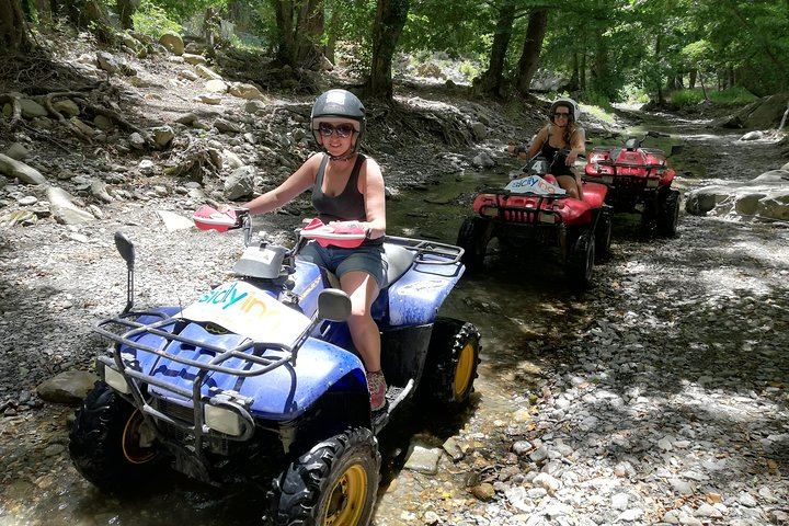 Quad riding