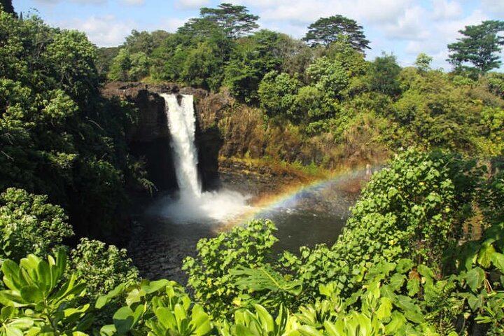 Rainbow Falls in Hilo. Rainbows often appear in its mists.