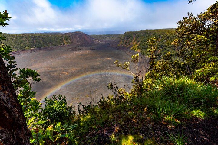 Rainbow over Kilauea Iki Crater