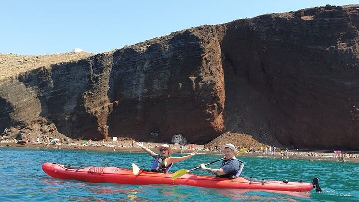 Red beach - Santorini Sea Kayak