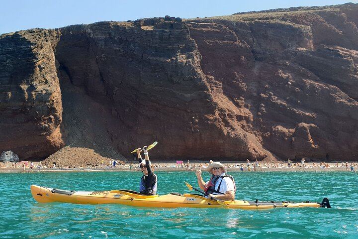 Red beach - Santorini Sea Kayak