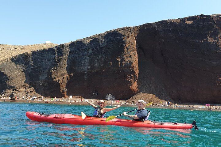 Red beach - Santorini Sea Kayak