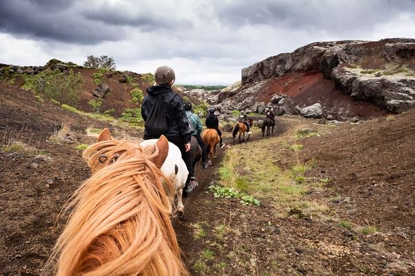 Riding the Redhills Lava, 15 Minutes from Reykjavík