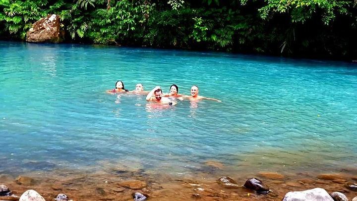 Relax with a swim at the end of the tour