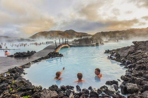 Golden Circle, Kerid and the Blue Lagoon by Minibus: Back at 19:00
