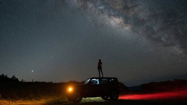 Rent a Jeep and use it as a prop on the tour. :)
