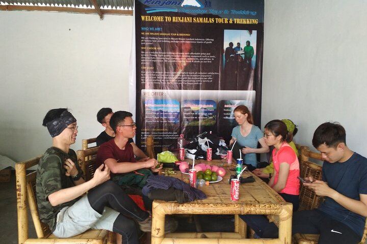 rest at our office after the hike