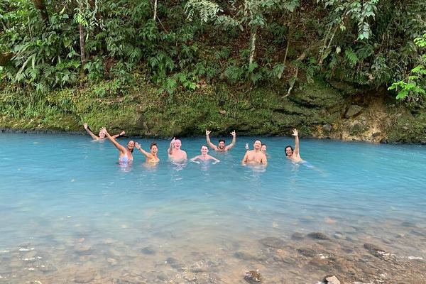 Rio Celeste and Tenorio Hike: Bride's Veil Falls, Hot Springs and Mud Pools