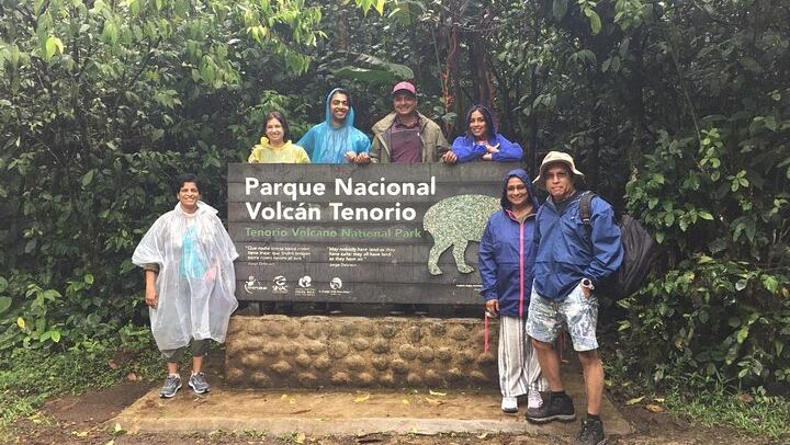 Rio Celeste Waterfall at Tenorio Volcano and Sloth Watching Tour From San Jose
