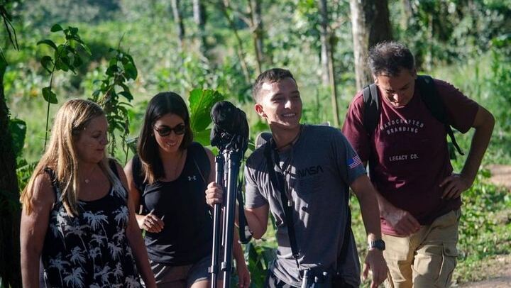 Rio Celeste Waterfall at Tenorio Volcano and Sloth Watching Tour From San Jose