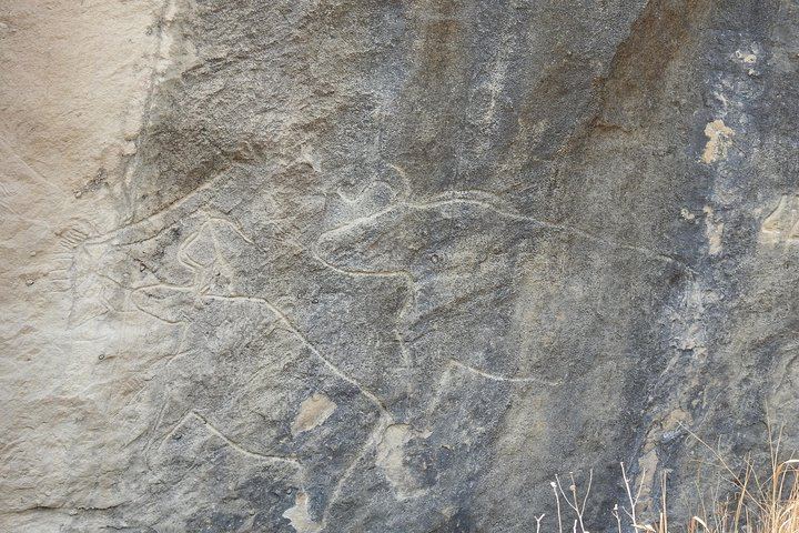 Rock paintings in Gobustan