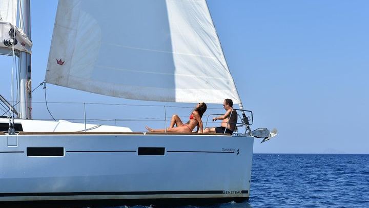 Santorini Caldera Private Sailing Boat Cruise