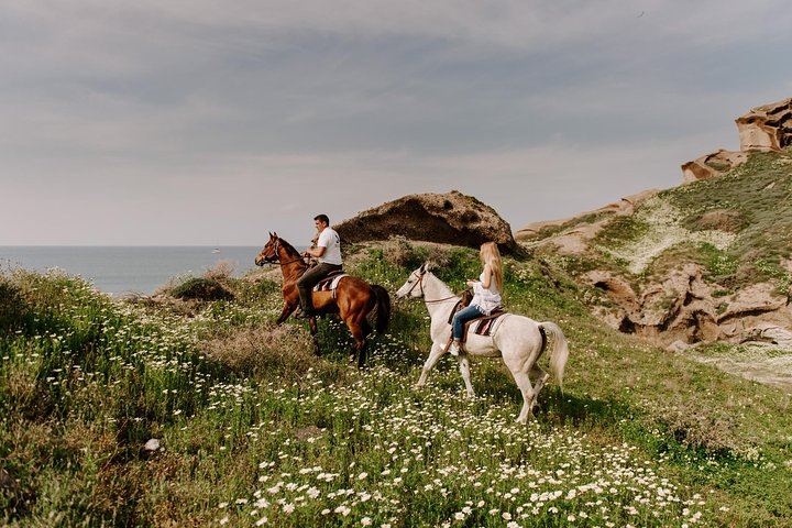 Santorini Premium Ride: Volcano Trails to Eros Beach