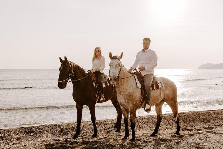 Santorini Premium Ride: Volcano Trails to Eros Beach