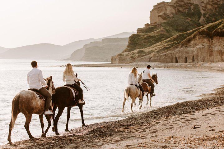 Santorini Premium Ride: Volcano Trails to Eros Beach