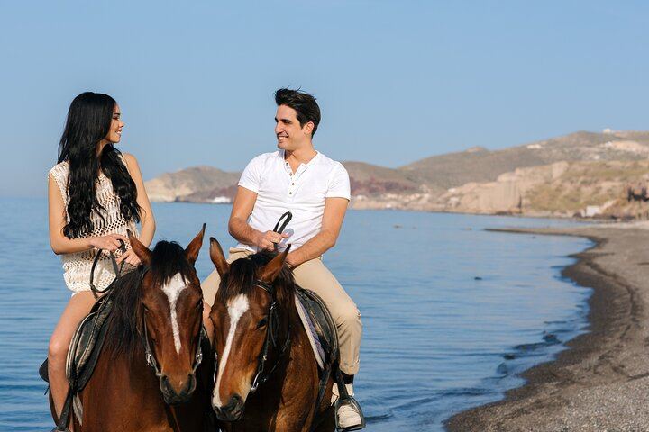 Santorini Premium Ride: Volcano Trails to Eros Beach