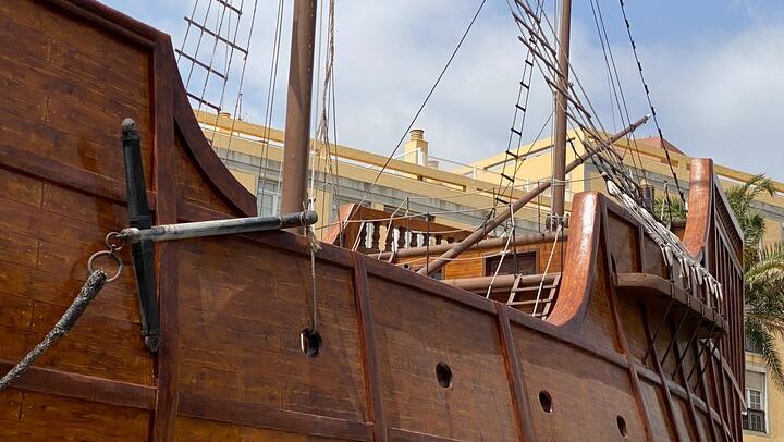 Ship of the Virgin in Santa Cruz de La Palma