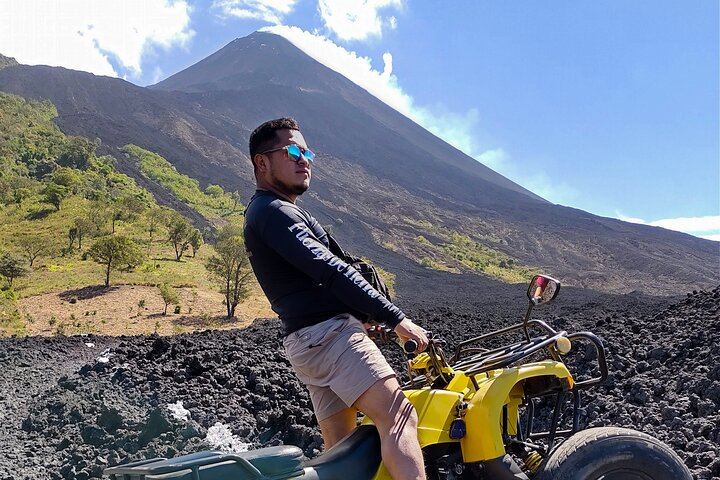showing off at the lava field