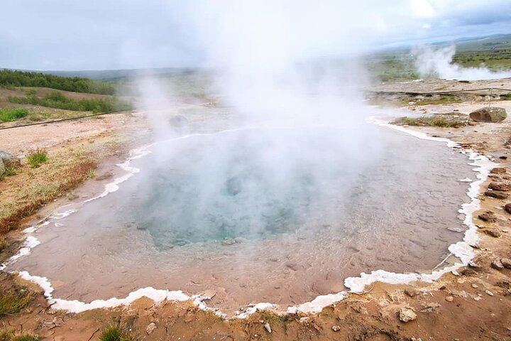 Small-Group Golden Circle, Sky Lagoon with Ticket & Kerid Crater