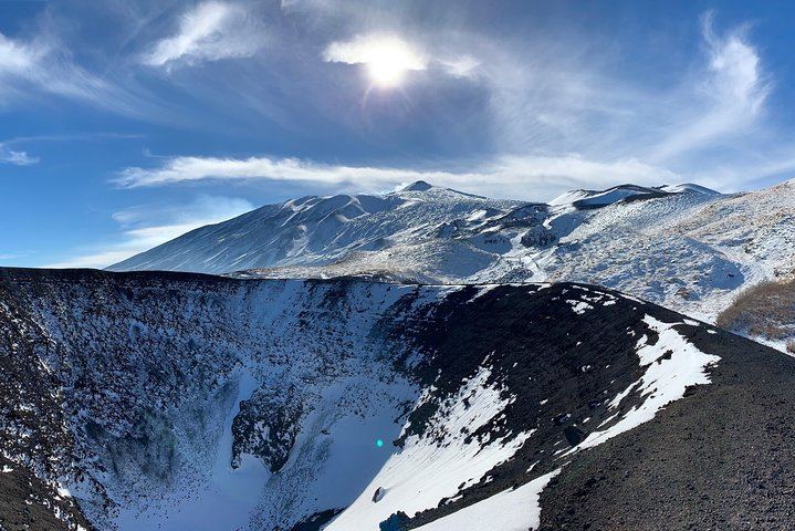 Snow-covered 2002 craters