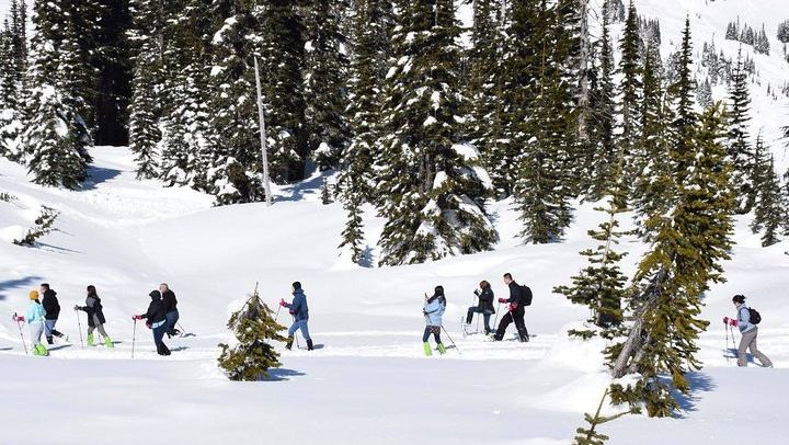 Snowshoeing till May!