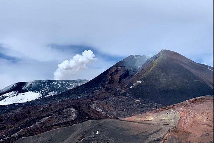 South East crater and central crater