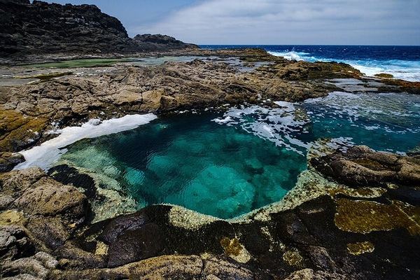 Lanzarote South in a Group of Eight: Janubio Salt, Olivine, La Geria